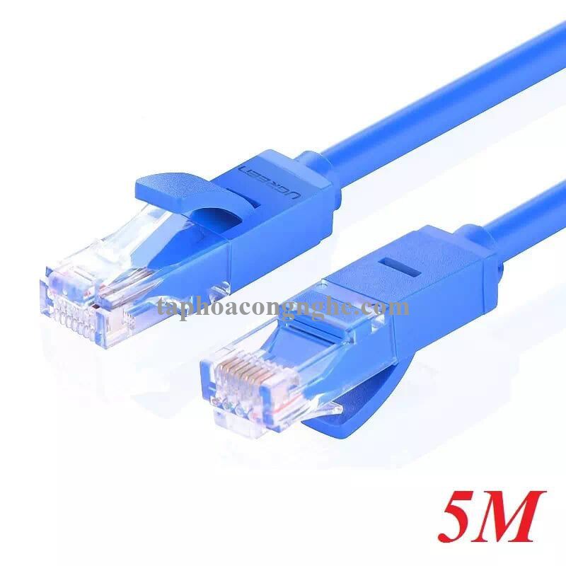 Ugreen 11204 5M Màu xanh Cáp mạng LAN CAT6 UPT NW102 30011204